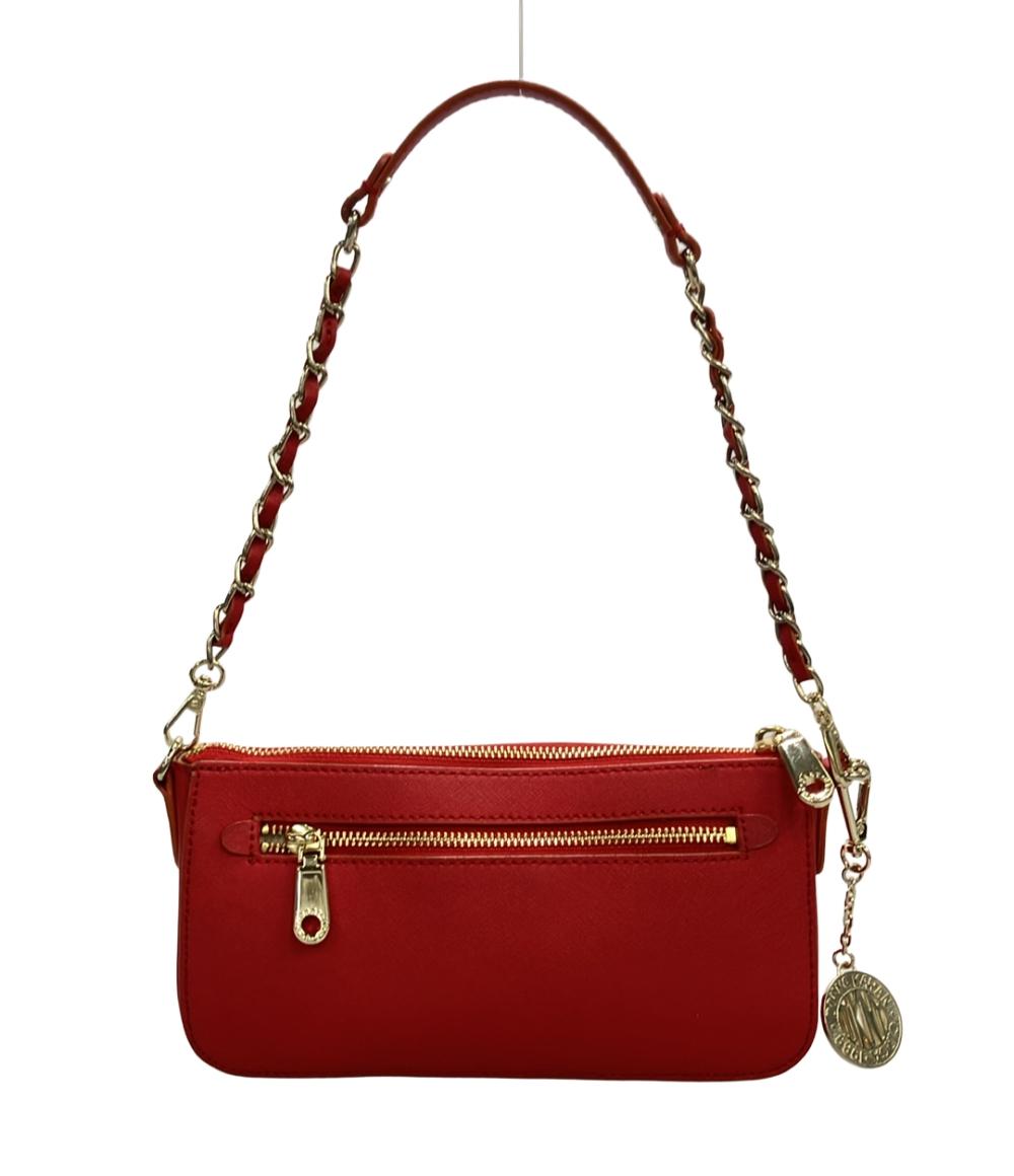 美品 DKNY DONNA KARAN NEW YORK ショルダーバッグ 2WAY 肩掛け 斜め掛け レザー レディース ダナキャランニューヨーク