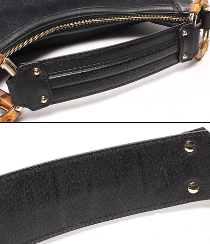 GUCCI ショルダーバッグ 肩掛け バンブー GGキャンバス ワンショルダー 137577 205011 レディース グッチ