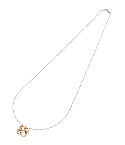 美品 MIKIMOTO ネックレス K18 ダイヤ0.09ct ダンシングストーン レディース ミキモト