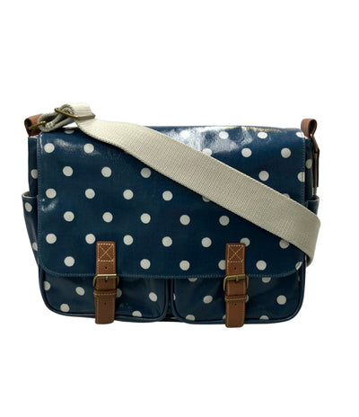 美品 Cath Kidston ショルダーバッグ 斜めがけ メッセンジャーバッグ ドット柄 レディース キャスキッドソン