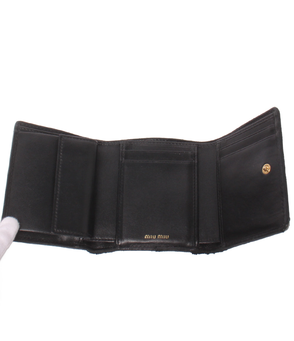 Miu Miu 三つ折り財布 5MH0033 レディース ミュウ ミュウ
