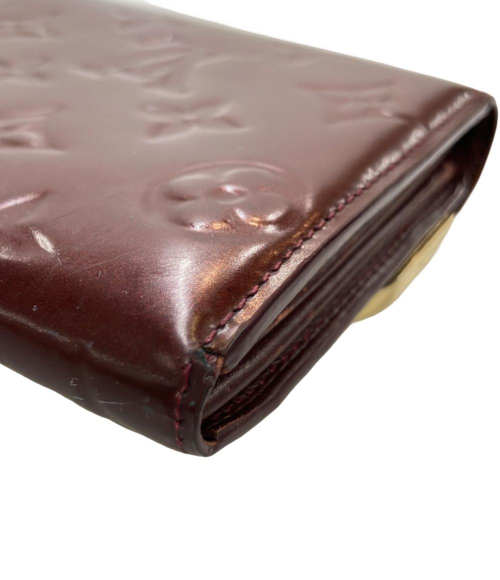 LOUIS VUITTON ヴェルニ　エナメルレザー 長財布 LOUIS VUITTON 長財布 エナメル モノグラム ヴェルニ M19592