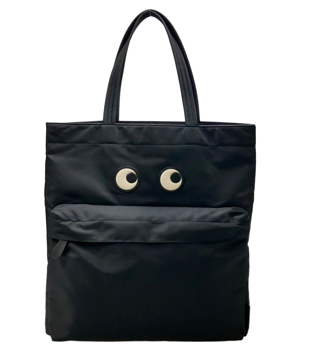 美品 Anya Hindmarch トートバッグ EYES トート ナイロン レディース アニヤ・ハインドマーチ