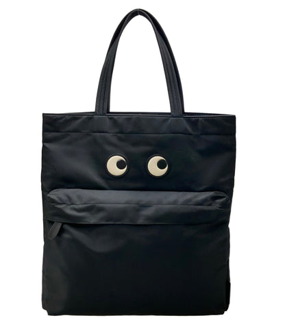 美品 Anya Hindmarch トートバッグ EYES トート ナイロン レディース アニヤ・ハインドマーチ