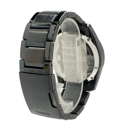 FOSSIL 腕時計 クオーツ 自動巻き ブラック ME-1001 メンズ フォッシル