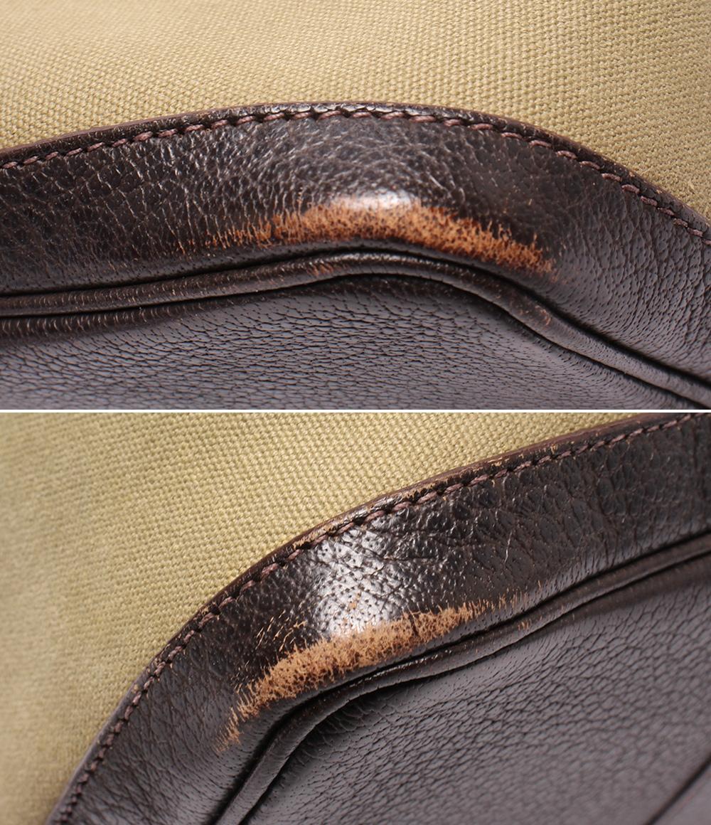 HERMES トートバッグ □F刻印 シルバー金具 ガーデンパーティPM