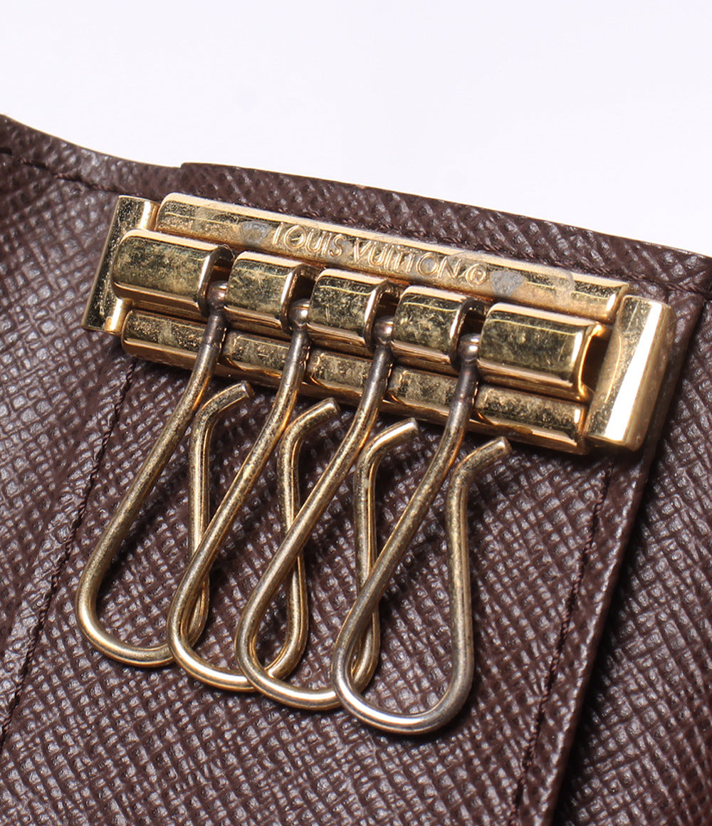 LOUIS VUITTON 4連キーケース ミュルティクレ4 ダミエ エベヌ N62631 レディース メンズ ルイ・ヴィトン