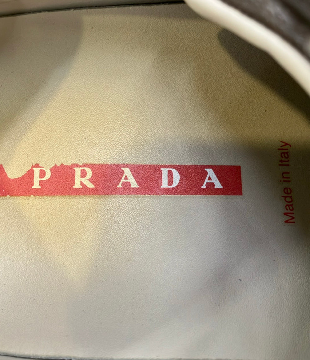 PRADA レザーローカットスニーカー メンズ SIZE 8 1/2 プラダ