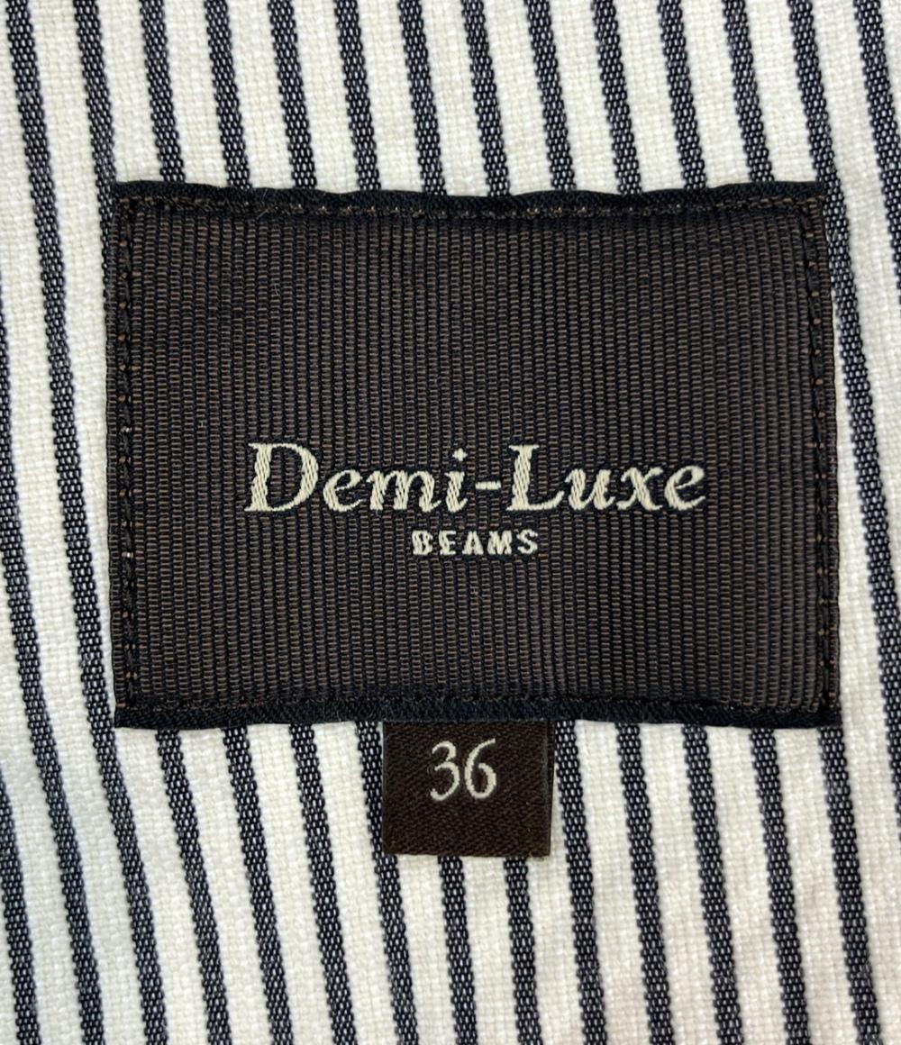 デミルクス ビームス テーラードジャケット ストライプ レディース SIZE 36 (XS) Demi-Luxe BEAMS