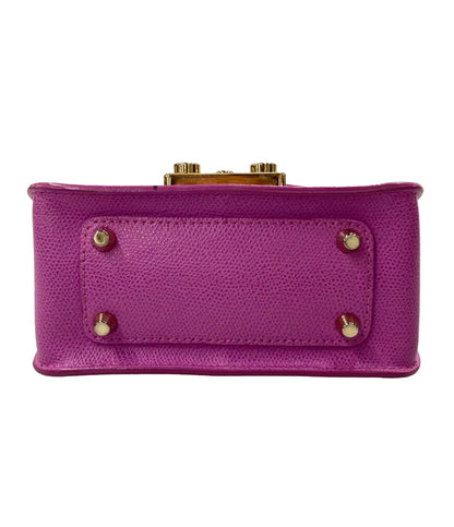 美品 FURLA ショルダーバッグ 斜め掛け チェーン レディース フルラ