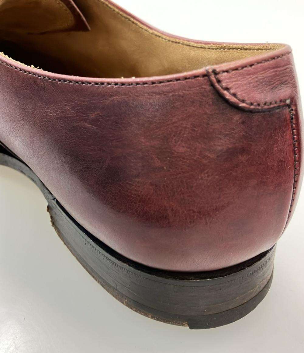 CROCKETT&JONES ドレスシューズ × 別注Paul Smith ストレートチップ バーガンディ メンズ SIZE 7 (25.5cm) クロケットアンドジョーンズ