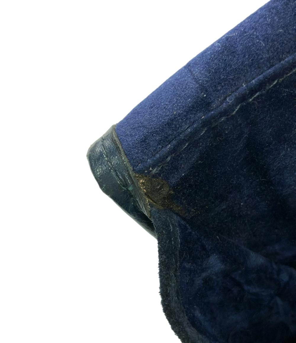 訳あり LANVIN ショルダーバッグ 肩掛け スエード レザー レディース ランバン