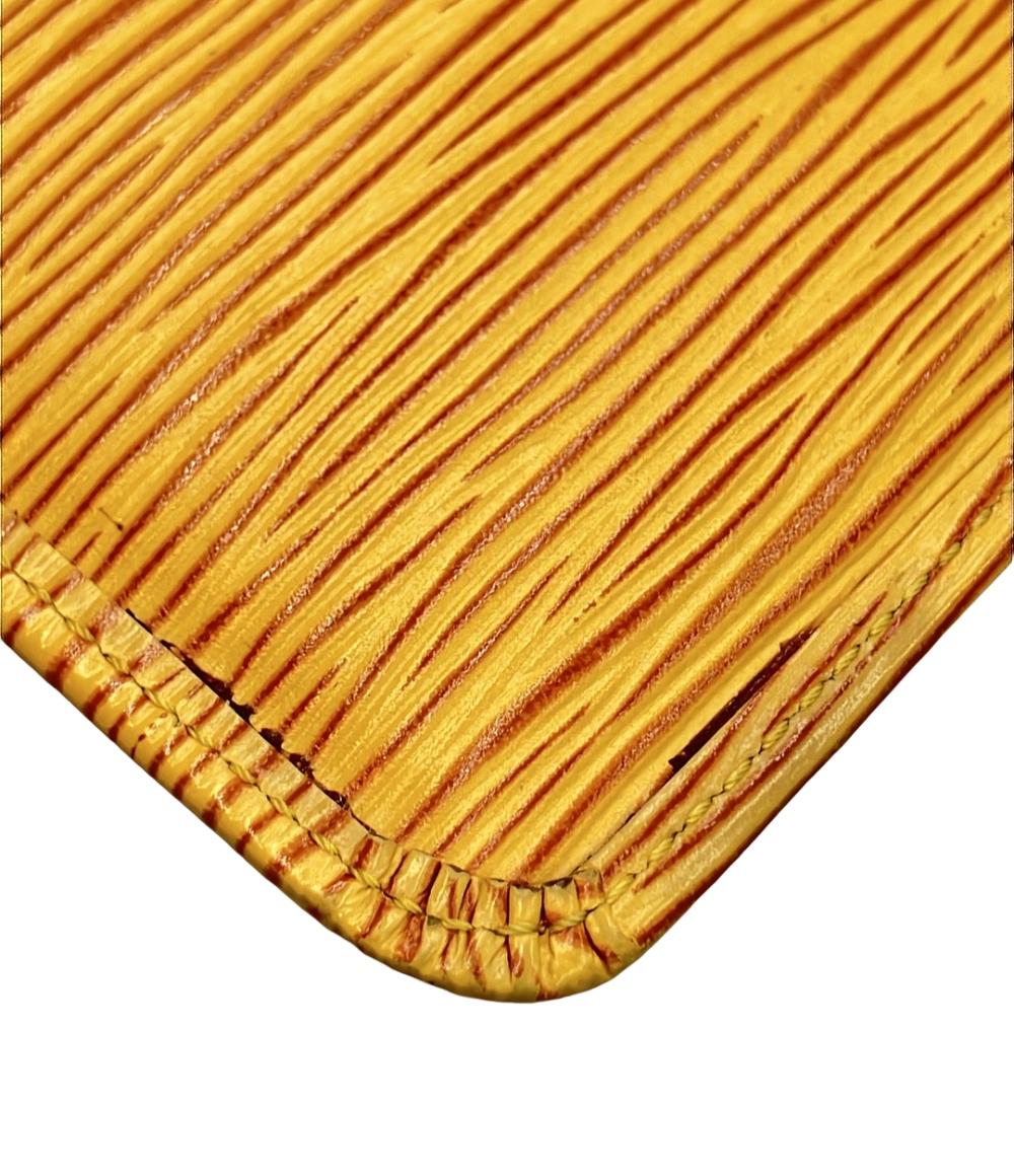 LOUIS VUITTON コインケース カラビナ付き ポシェットクレ エピ M63809 レディース メンズ ルイ・ヴィトン