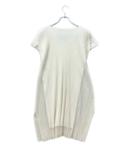 PLEATS PLEASE 半袖 ワンピース レディース SIZE 3 プリーツプリーズ
