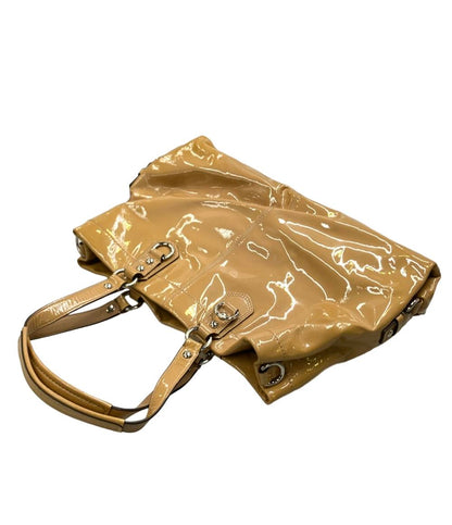 COACH 2WAY トートバッグ ショルダーバッグ  肩掛け エナメル 21043E レディース コーチ