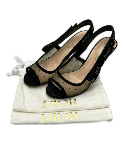 Christian Dior バックストラップ メッシュ サンダル レディース (M) クリスチャンディオール
