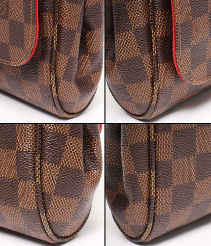 LOUIS VUITTON 2wayショルダーバッグ ハンドバッグ 肩掛け 斜め掛け ダミエ フェイボリットMM N41129 レディース ルイ・ヴィトン
