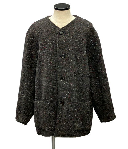 訳あり COMME des GARCONS HOMME ノーカラージャケット メンズ SIZE M コムデギャルソンオム