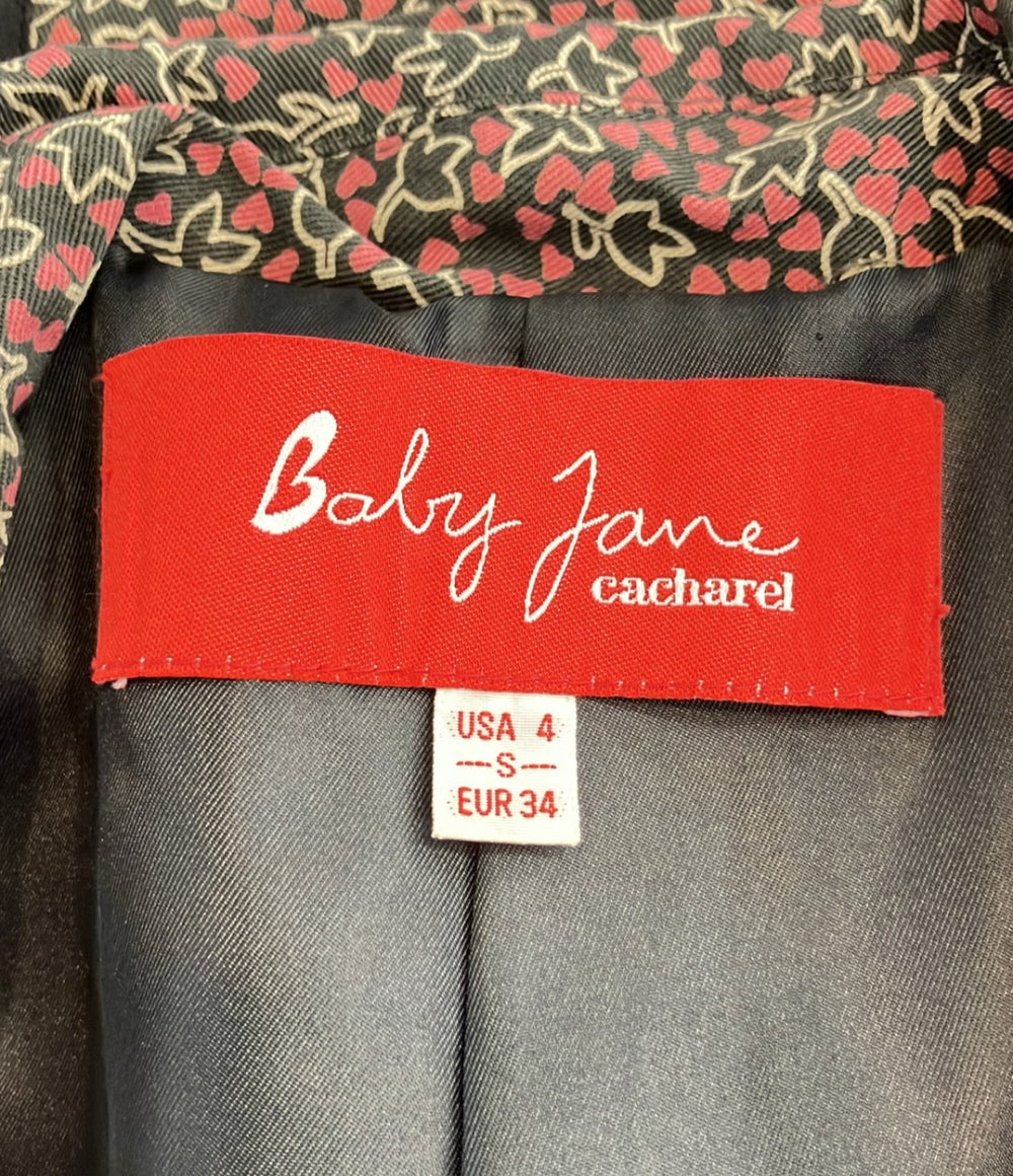 ベイビージェーンキャシャレル トレンチコート 総柄 レディース SIZE 34 (XS) Baby Jane Cacharel