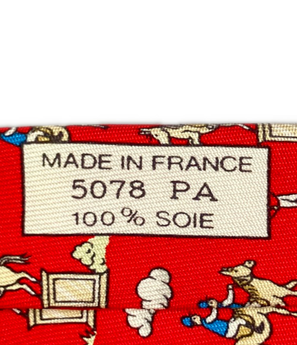 HERMES ネクタイ シルク100% メンズ エルメス