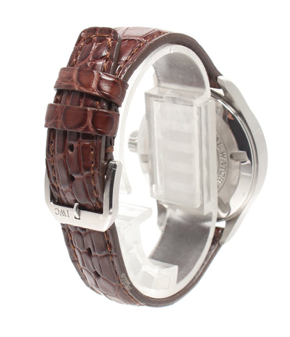 IWC SCHAFFHAUSEN 腕時計 パイロットウォッチ ミッドサイズ 自動巻き ブラック IW325604 メンズ アイダブリューシー シャフハウゼン