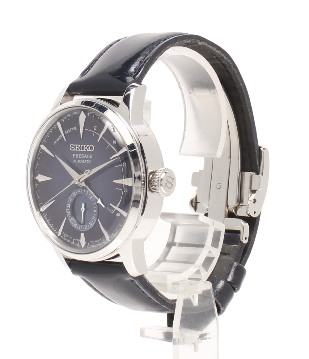 SEIKO 腕時計 SARY087 プレサージュ 自動巻き ネイビー 4R57-00F0 メンズ セイコー
