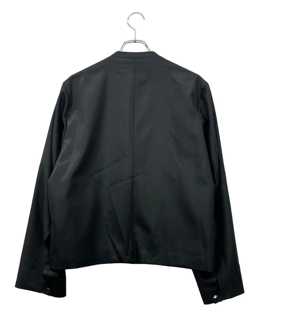 しげる　itochi 黒 ダブルライダースジャケット itochi ダブルライダースジャケット shuttle loom fabric double