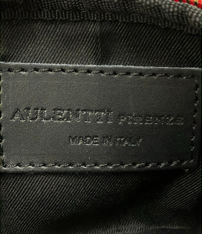 AULENTTI ミニハンドバッグ ミニショルダーバッグ 2WAY 斜め掛け チェーン レザー レディース オウレンティ