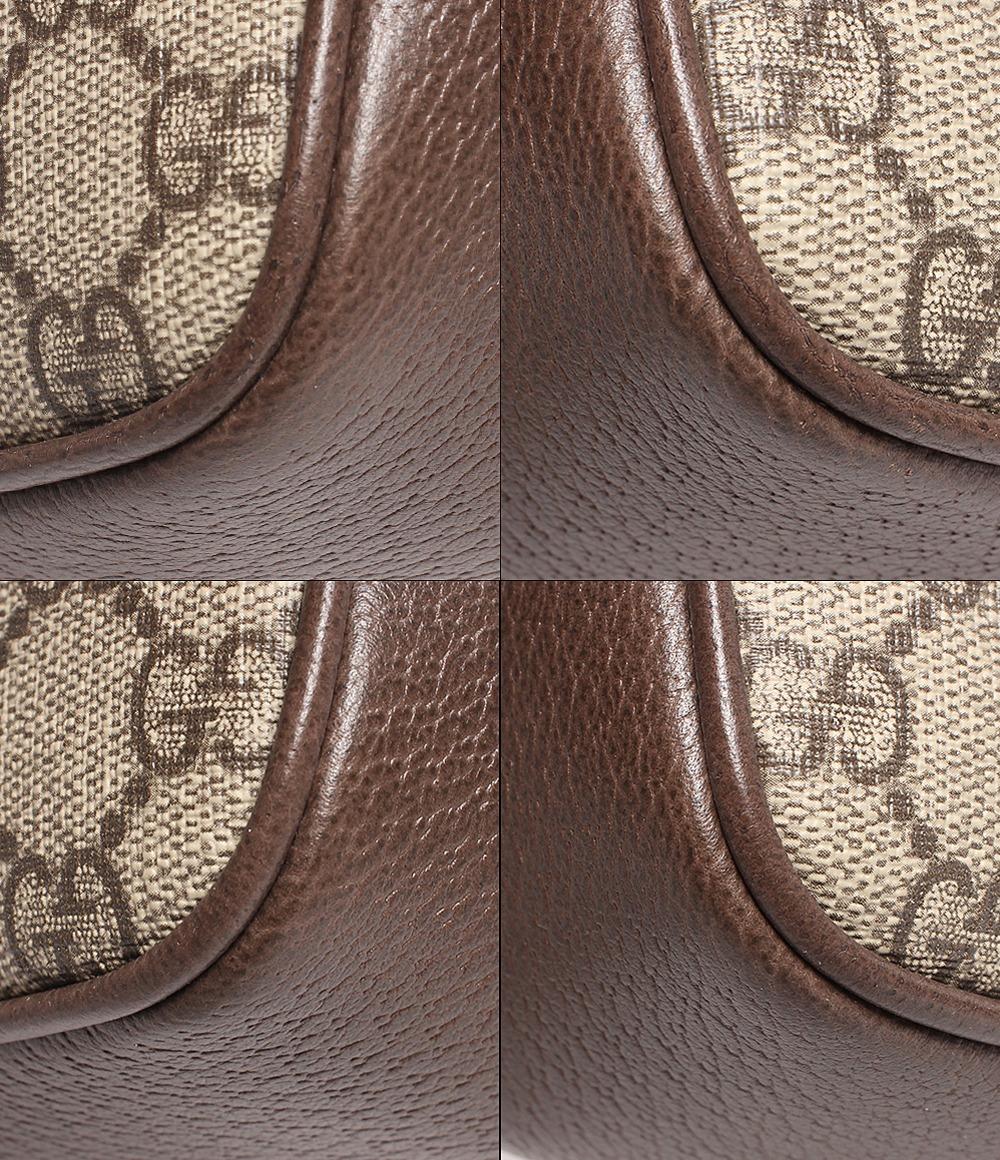 美品 グッチ レザー ショルダーバッグ スモール オフィディア GGスプリーム 72211 520981 レディース GUCCI