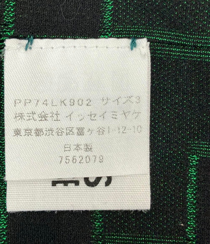 PLEATS PLEASE 半袖カットソー リバーシブル ガーメントプリーツ加工 PP74LK902 レディース SIZE 3 (L) プリーツプリーズ