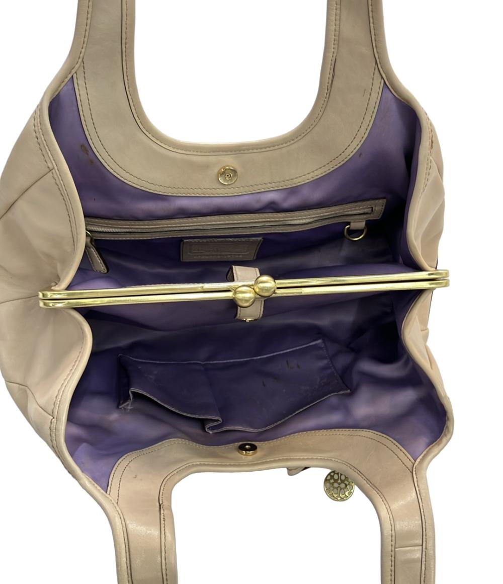 コーチ トートバッグ ハンドバッグ がま口 レザー 12725 レディース