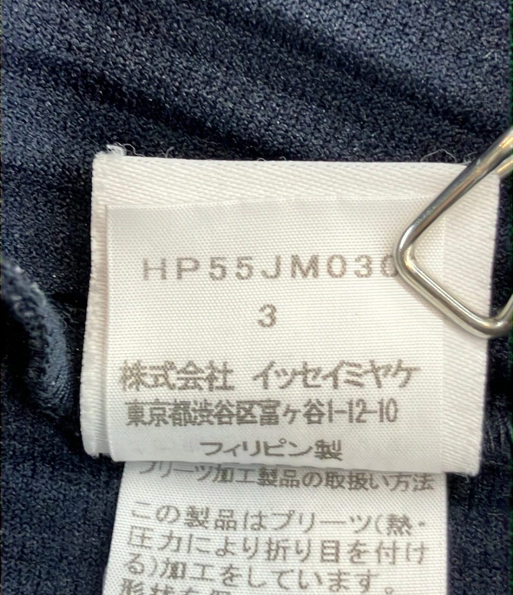 HOMME PLISSE ISSEY MIYAKE 半袖シャツ スキッパー プリーツ HP55JM030 メンズ SIZE 3 (L) オム プリッセ イッセイミヤケ