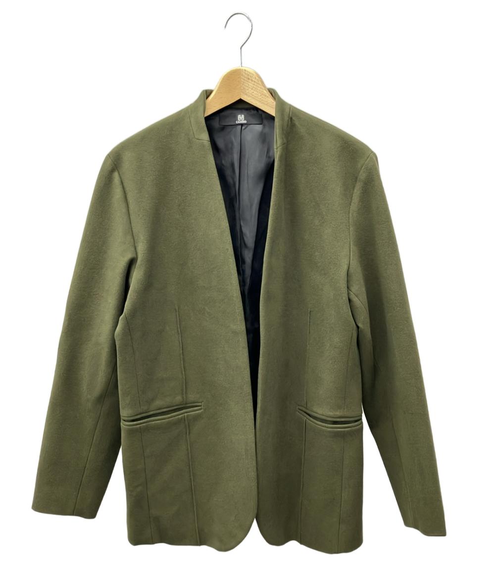 美品 カンビオ ノーカラージャケット メンズ SIZE S (S) cambio
