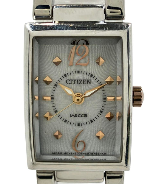 シチズン 腕時計 wicca ウィッカ ソーラー B035-S051312 レディース CITIZEN