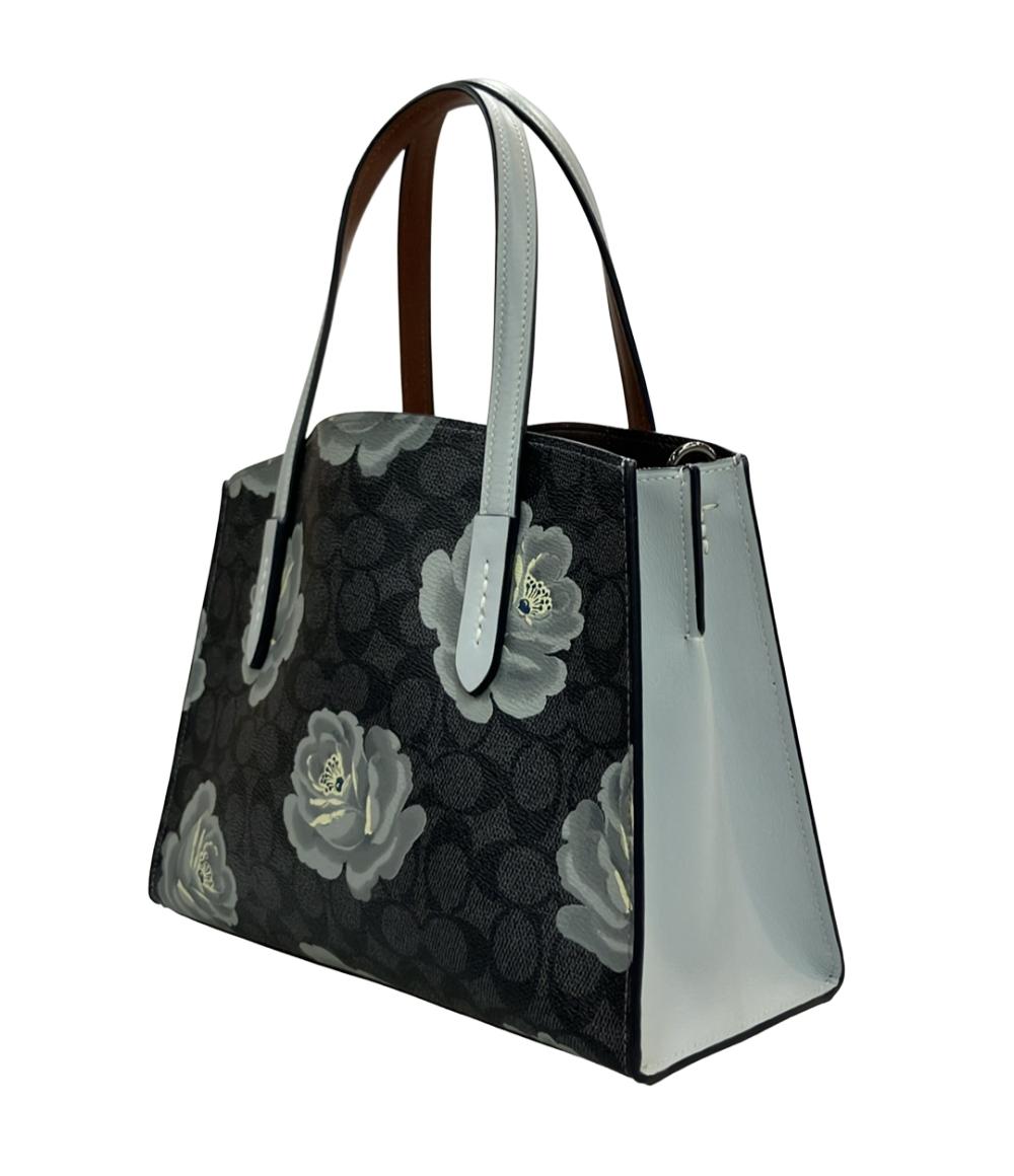 コーチ 2wayハンドバッグ ショルダーバッグ 斜め掛け フラワー柄 シグネチャー 31703 レディース COACH