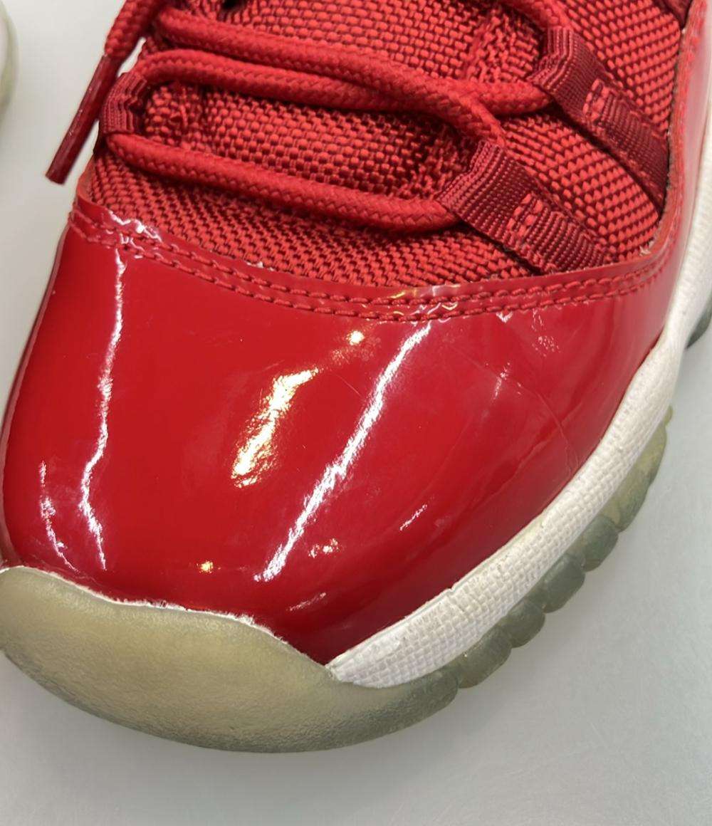 NIKE ミドルカットスニーカー AIR JORDAN 11 RETRO 378038-623 キッズ SIZE 22.5 (M) ナイキ