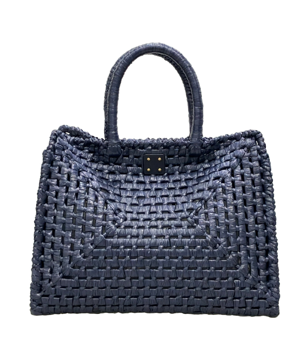 FERRAGAMO ハンドバッグ スタジオボックス ラフィア ガンチーニ レディース フェラガモ
