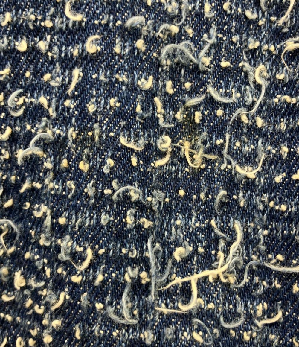 DIESEL D-FLOW ハーフジップ ジャケット デニム メンズ SIZE S ディーゼル