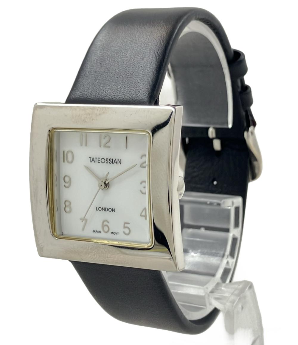 タテオシアン 腕時計 クオーツ ホワイト レディース TATEOSSIAN