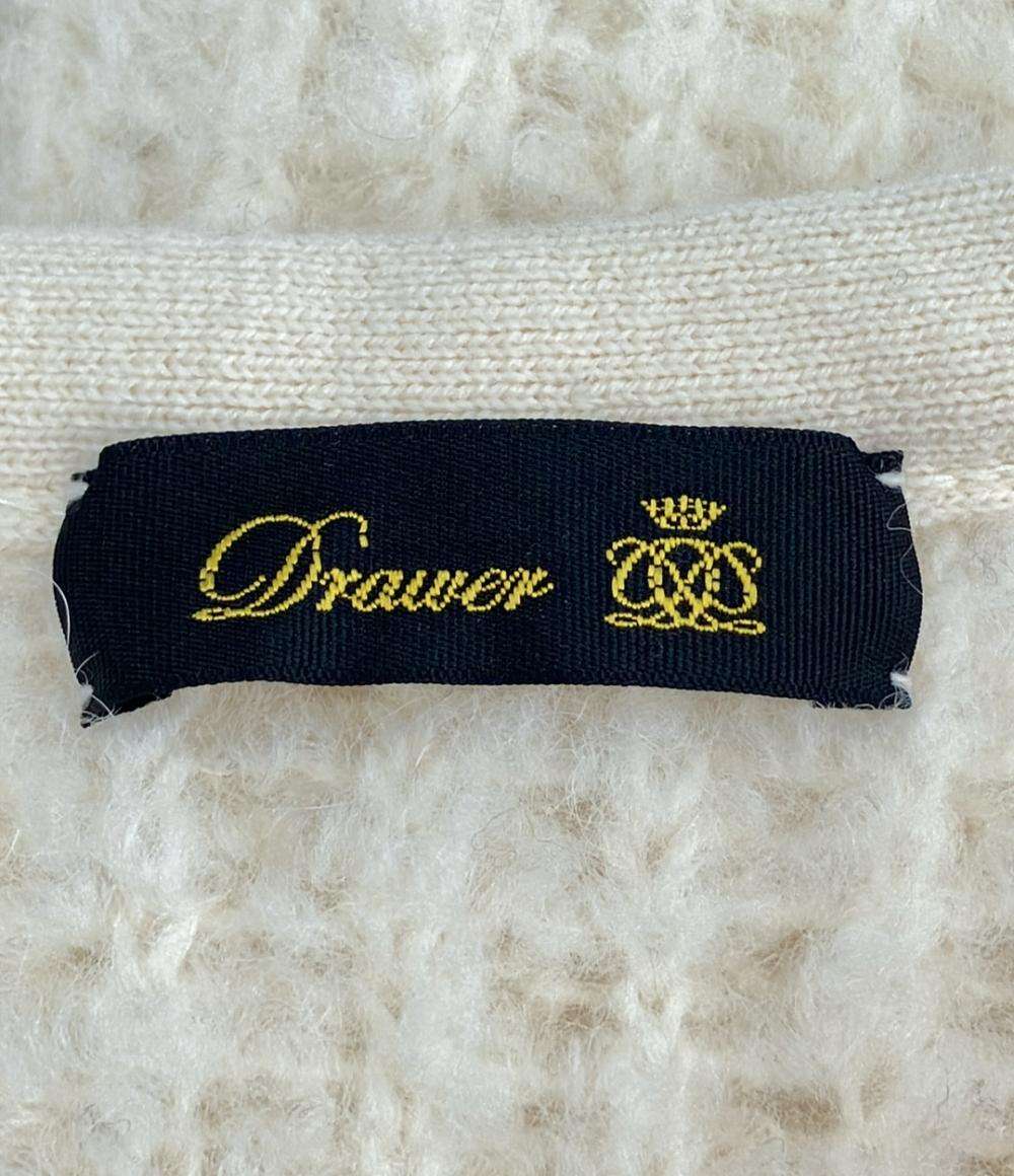 Drawer 長袖 ボタンニットカーディガン レディース SIZE 8 ドゥロワー