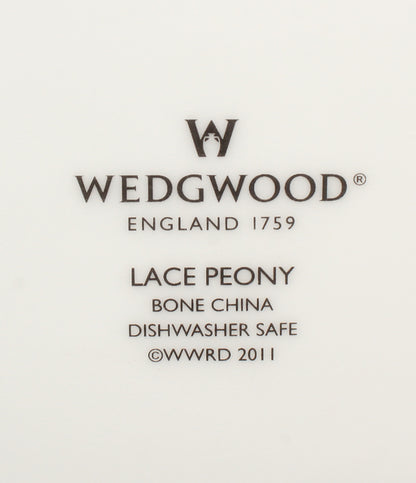 美品 WEDGWOOD マリアージュボール 皿 20cm レースピオニー ウエッジウッド