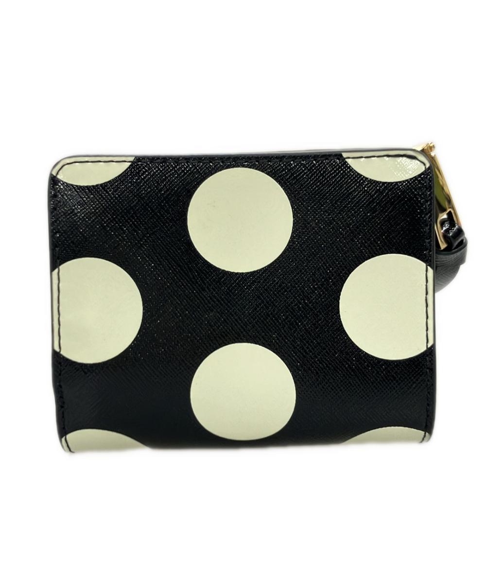 美品 MARC JACOBS 二つ折り財布 レザー レディース マークジェイコブス