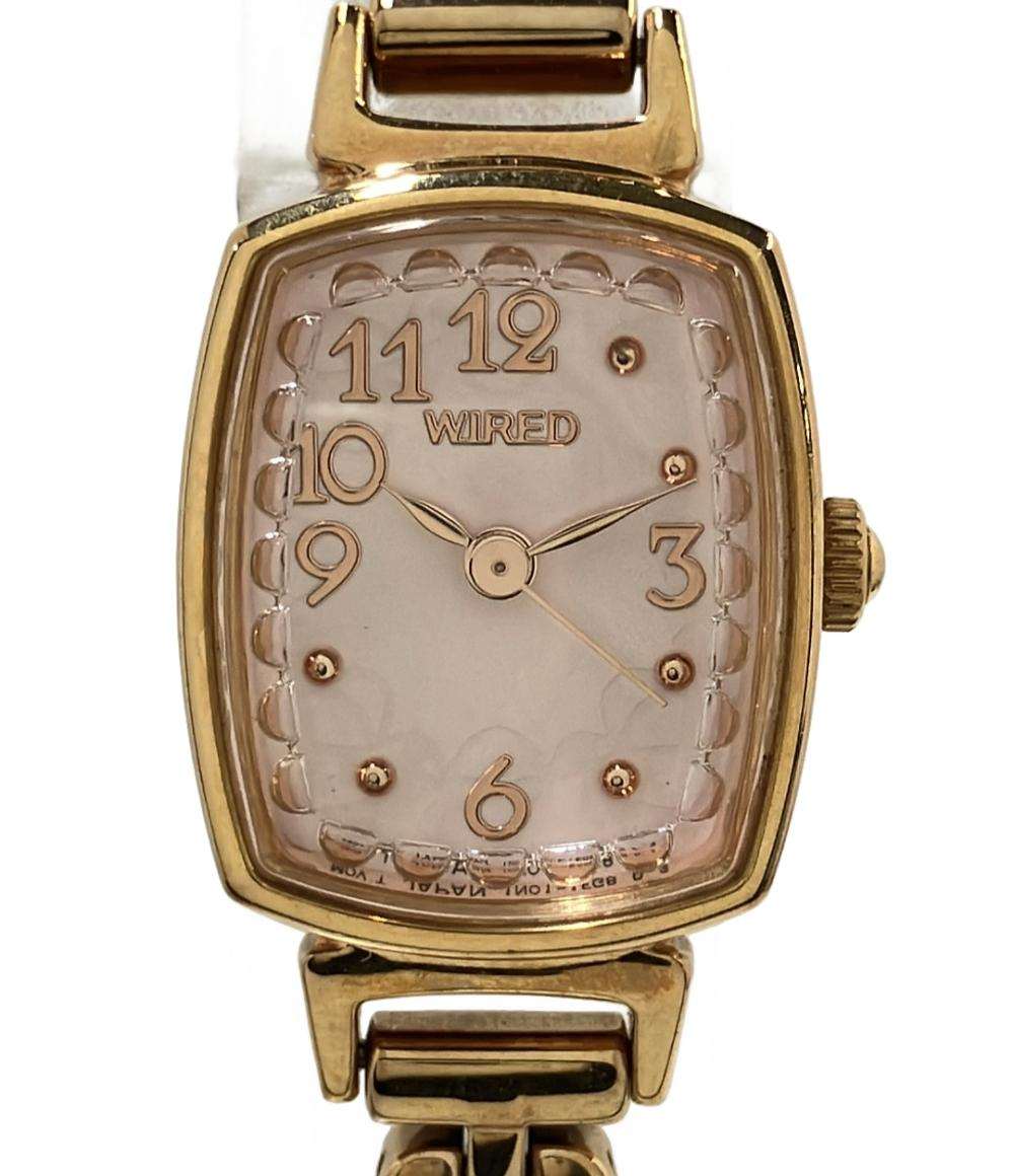 SEIKO 腕時計 WIRED ワイアード クオーツ ピンク 1N01-0RL0 レディース セイコー