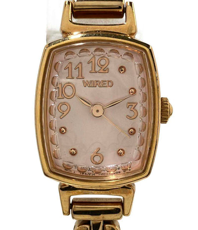 SEIKO 腕時計 WIRED ワイアード クオーツ ピンク 1N01-0RL0 レディース セイコー