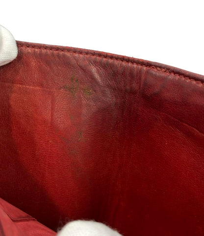 訳あり シャネル 三つ折り財布 キャビアスキン レディース CHANEL