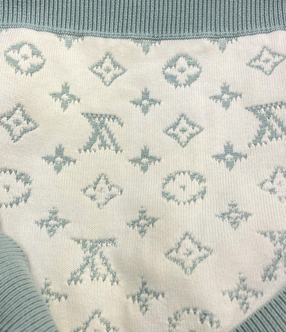 ルイ・ヴィトン プルオーバーパーカー グラディエントフーディ ジャガード モノグラム RM231Q レディース SIZE L LOUIS VUITTON