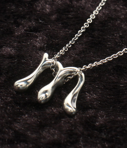 美品 Tiffany & Co. ネックレス SV925 Alphabet Letter Pendant M エルサ ペレッティ レディース ティファニー