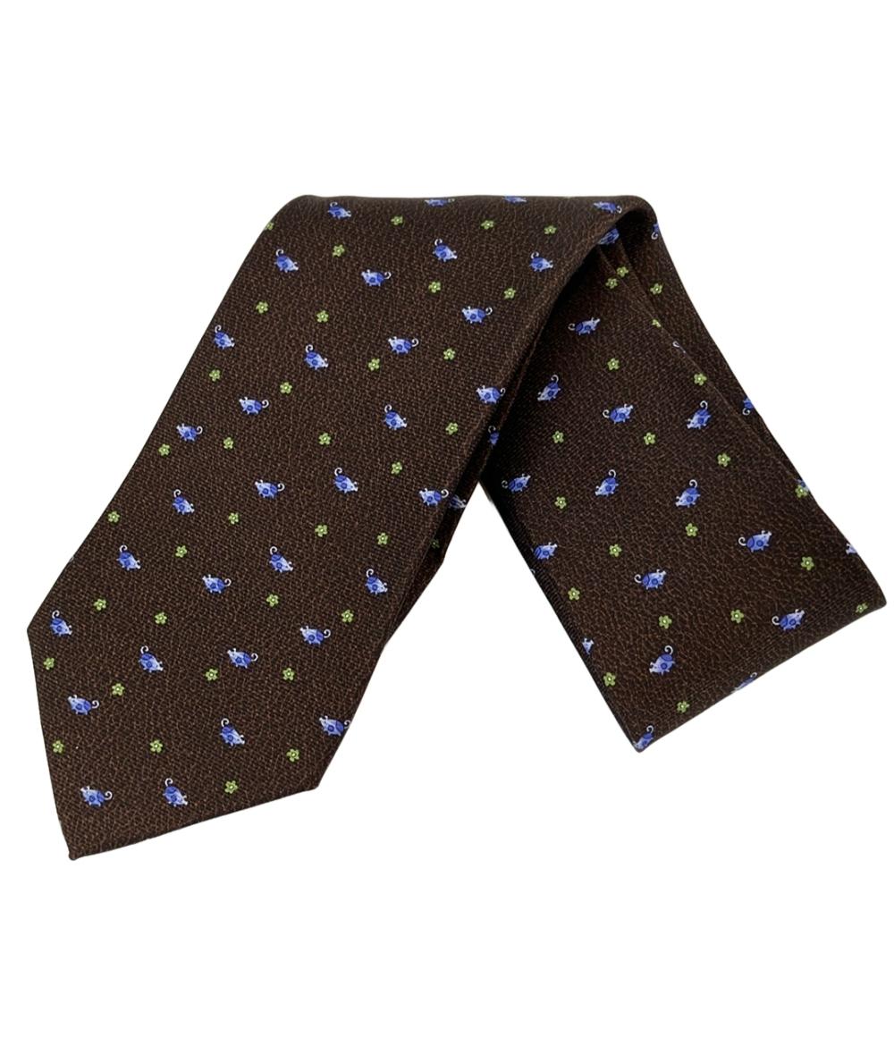 美品 ブルガリ ネクタイ シルク100% メンズ BVLGARI