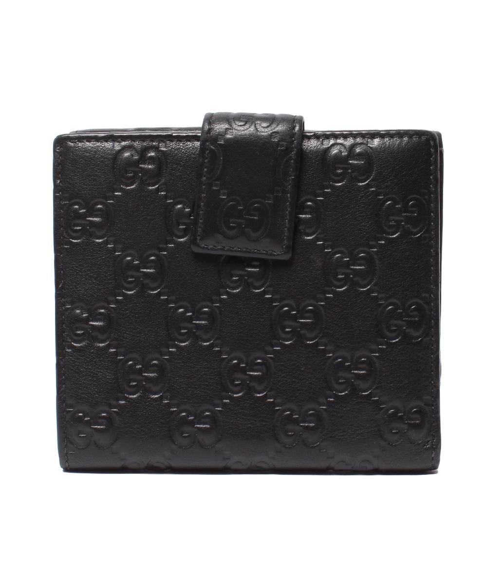 GUCCI Wホック二つ折り財布 グッチシマ 112664 2184 レディース メンズ