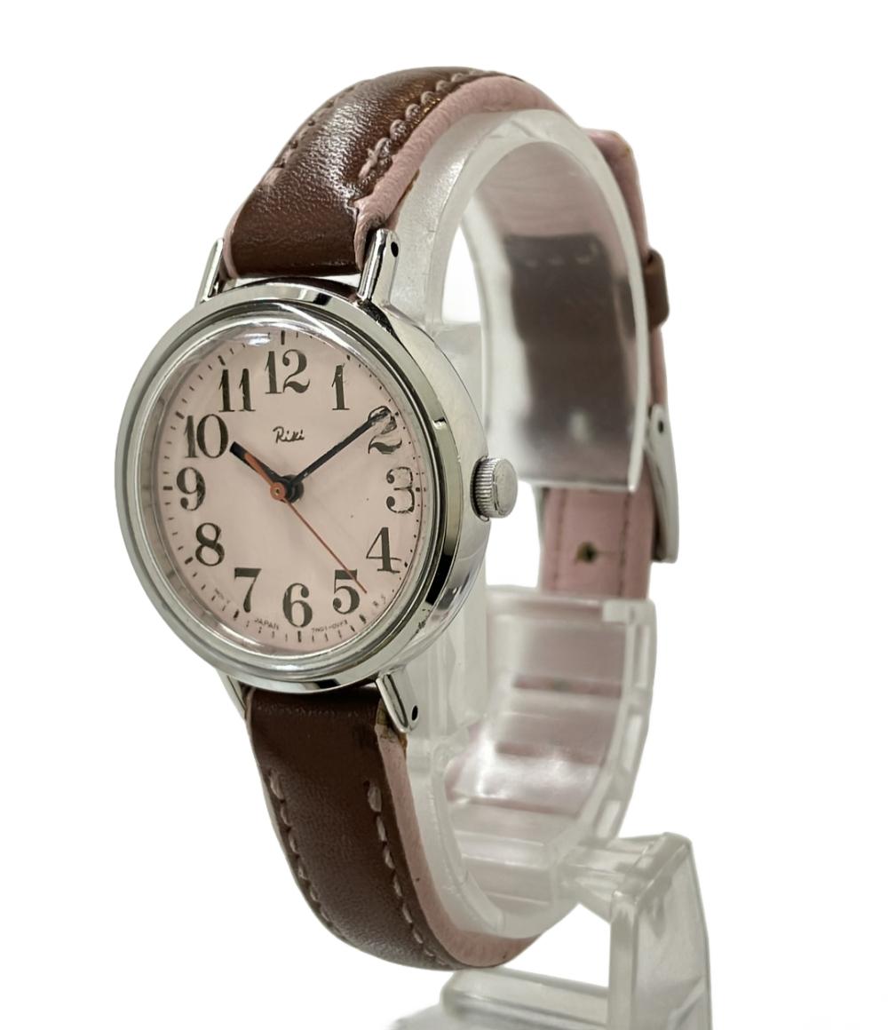 SEIKO 腕時計 リキワタナベコレクション ALBA アルバ クオーツ ピンク 7N01-0FT0 レディース セイコー